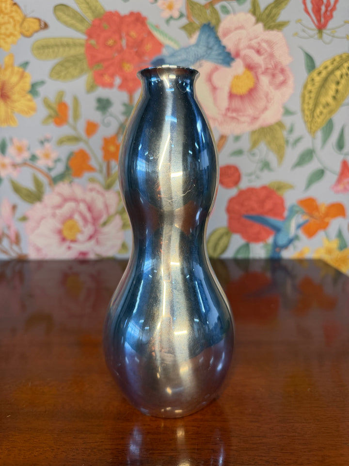 Bulbous Nambe Vase