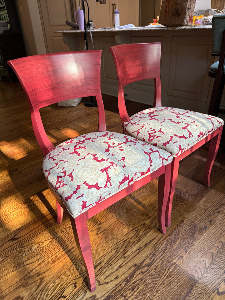 Matching Red Chairs (Online Only Item)