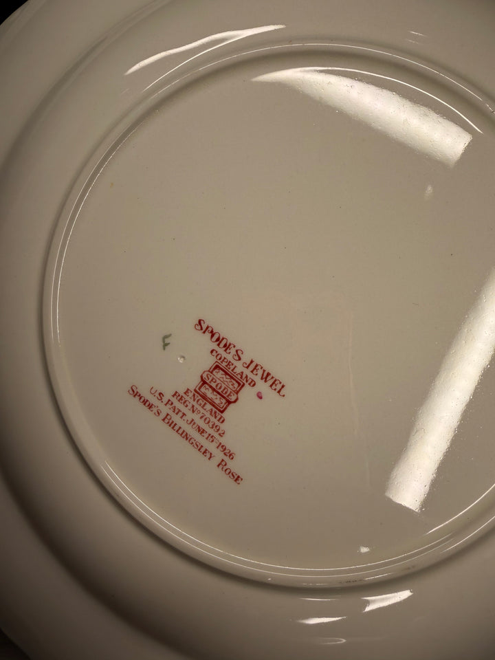Spode Billingsley Rose Dinner Plates - Set of 11