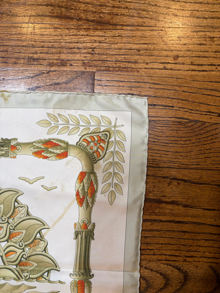 Vintage HERMÈS “Le Matin Neuf” Silk Scarf 90