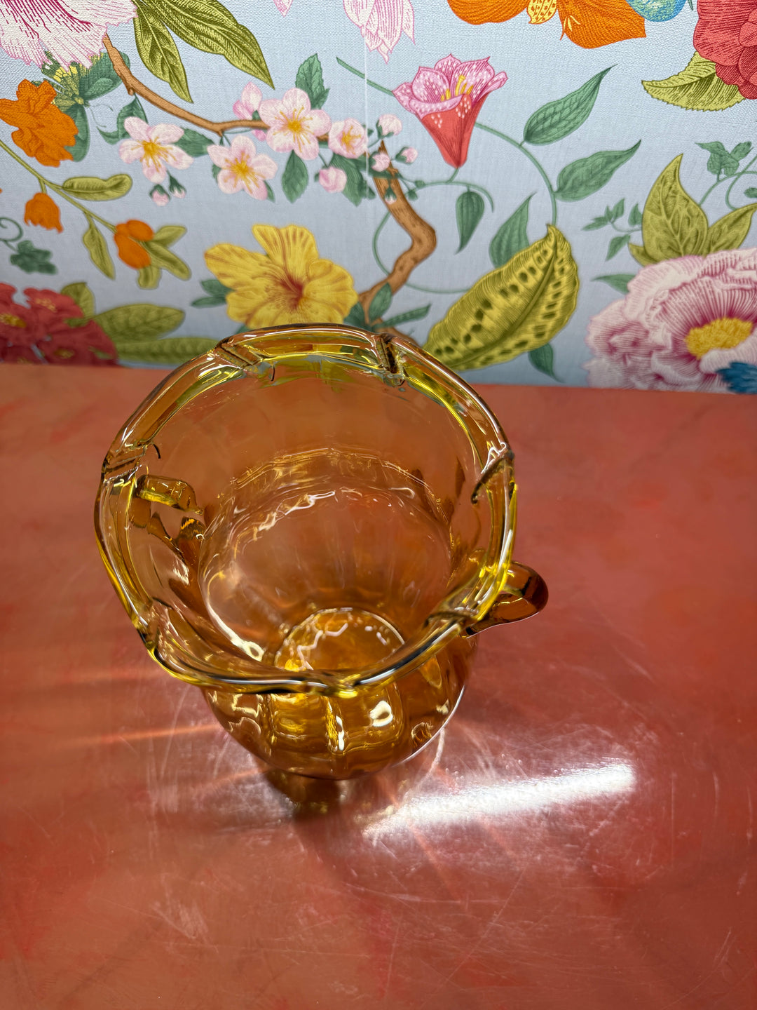 Yellow Glass Vase