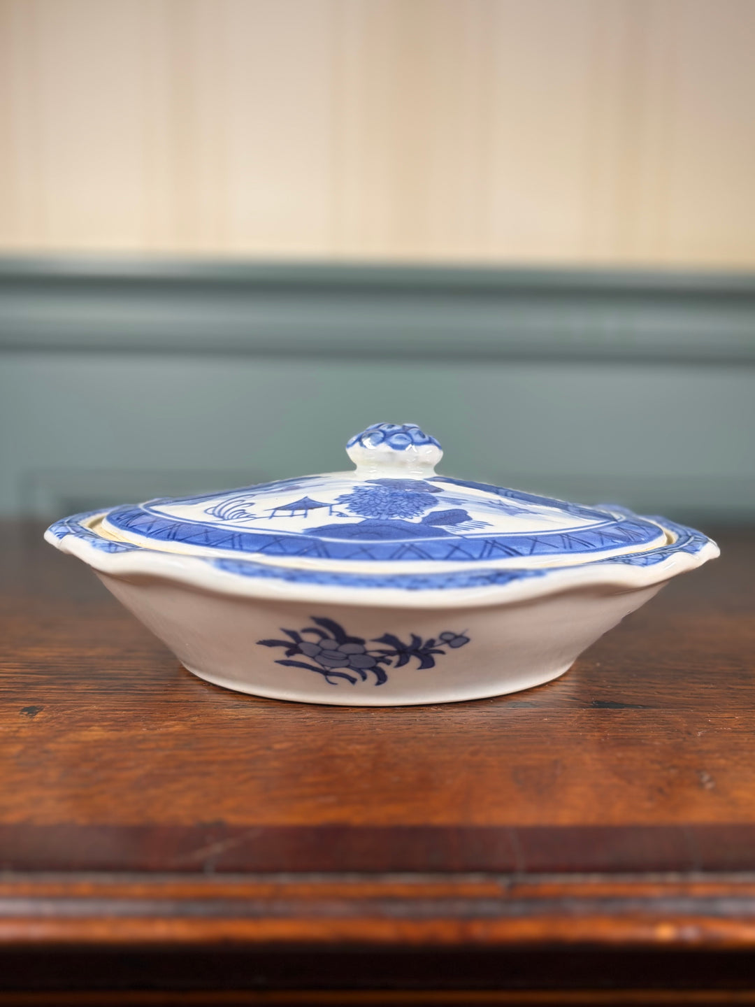 Blue Willow Bowl with Lid