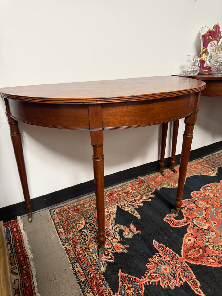 Set of 2 Half Circle Side / End Tables