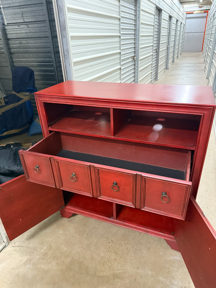 Coast to Coast Red Media Console