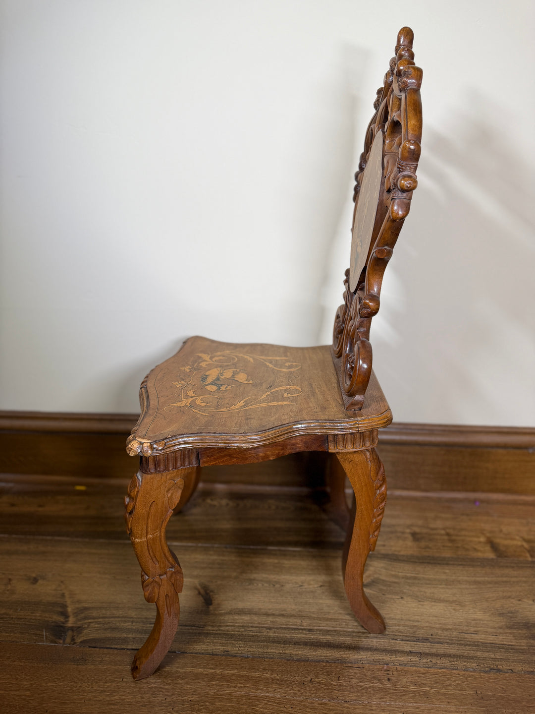 Italian Marquetry Chair