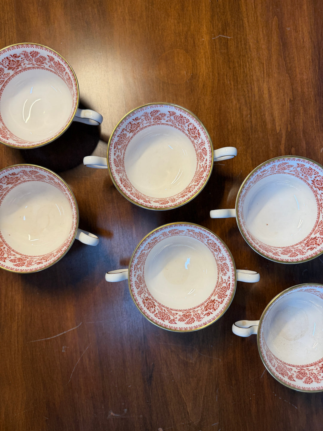 Set of 6 Vintage Wedgwood Soup Bowls