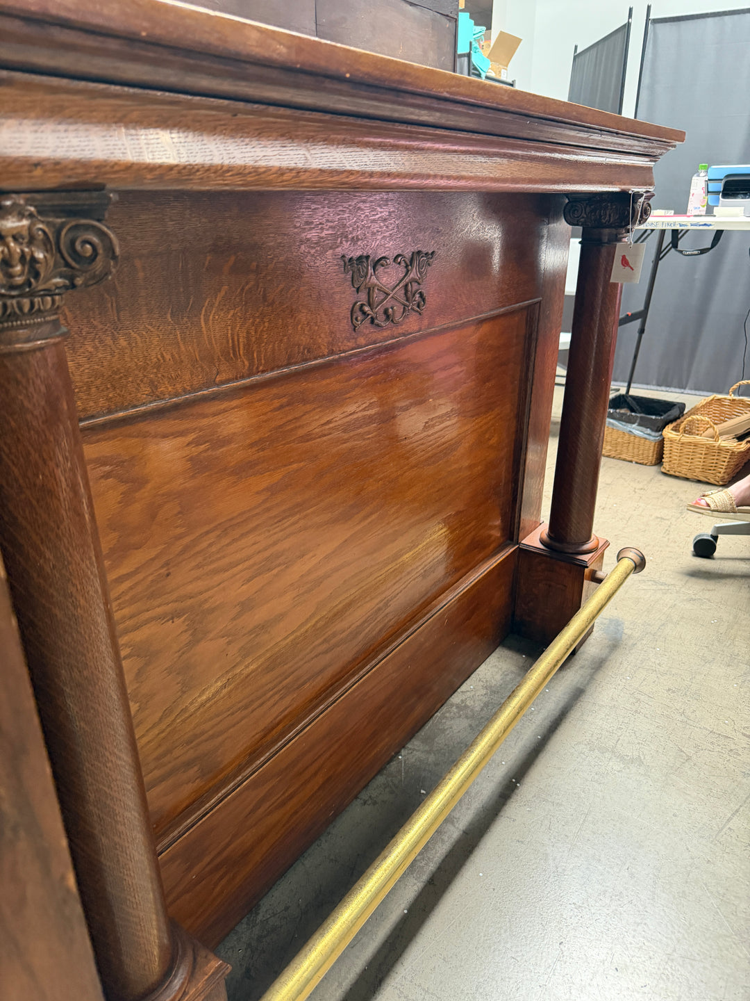 Antique Carved Bar