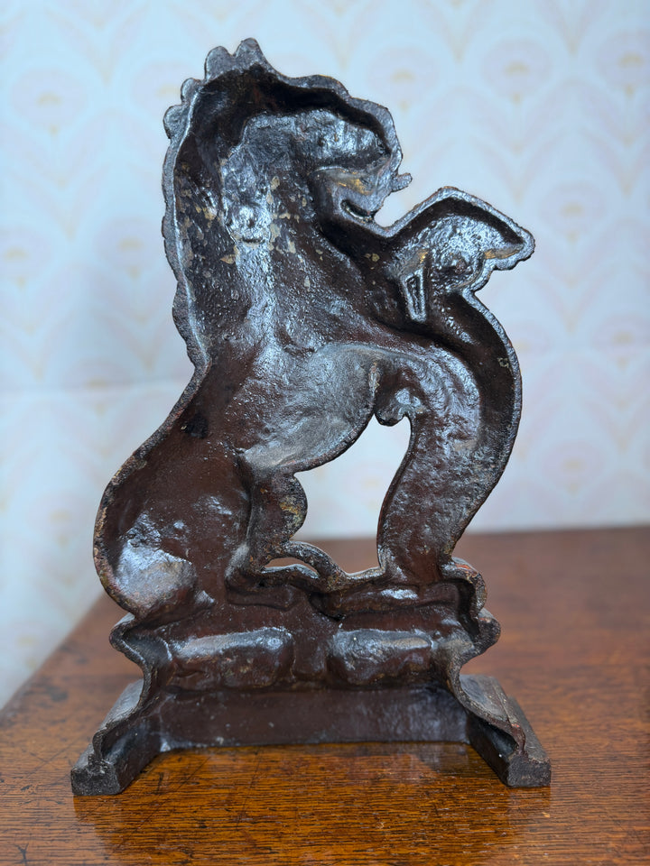 Lion Iron Door Stop