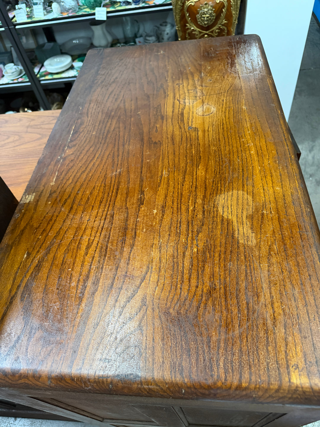 Antique Oak Ice Box (Bohn)
