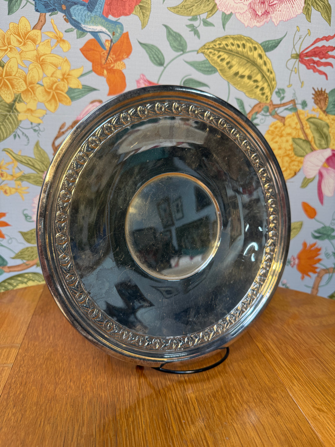 Reed and Barton Silverplate Charger Rose