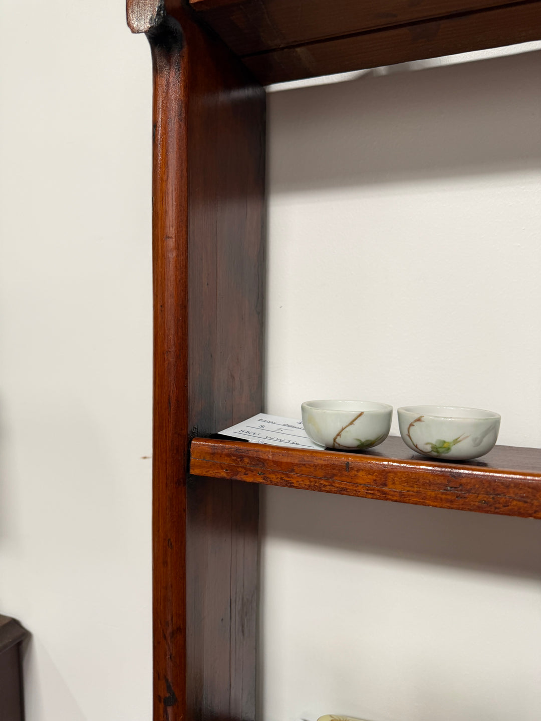 Antique Drop Leaf table with Shelving