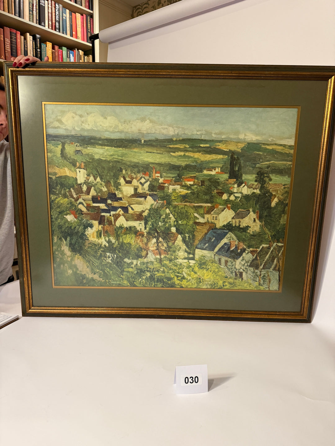 Paul Cezanne Village Panaroma Print
