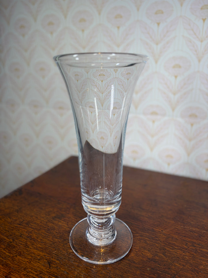 Unmarked Crystal Vase