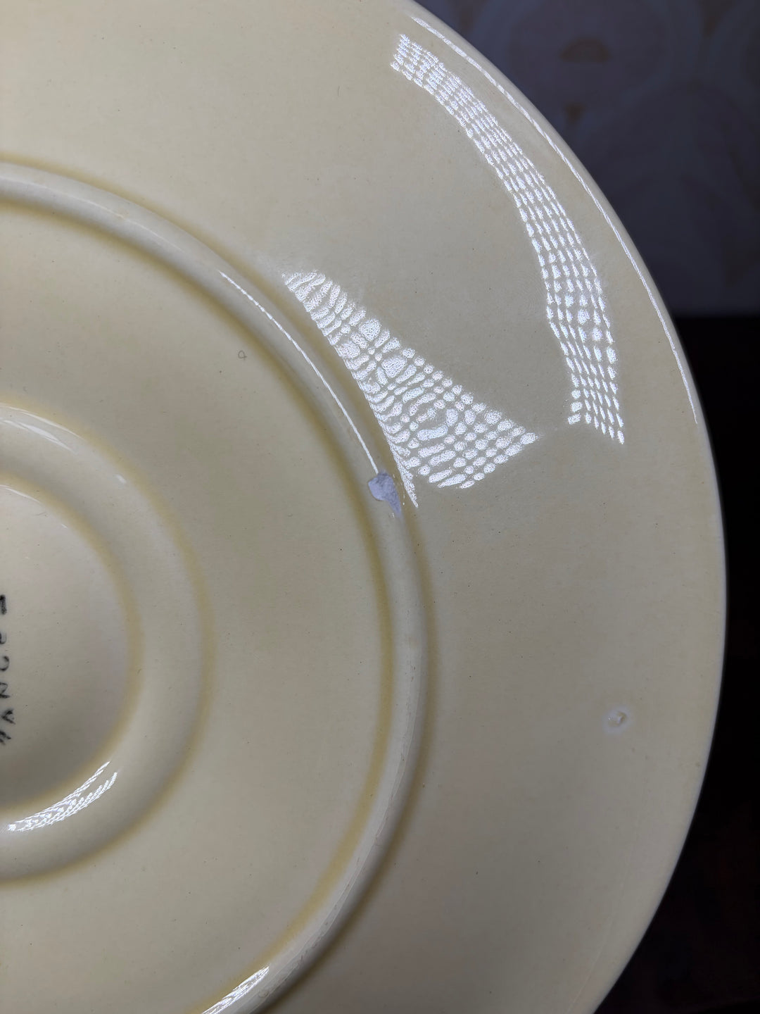 Yellow Oyster Plate