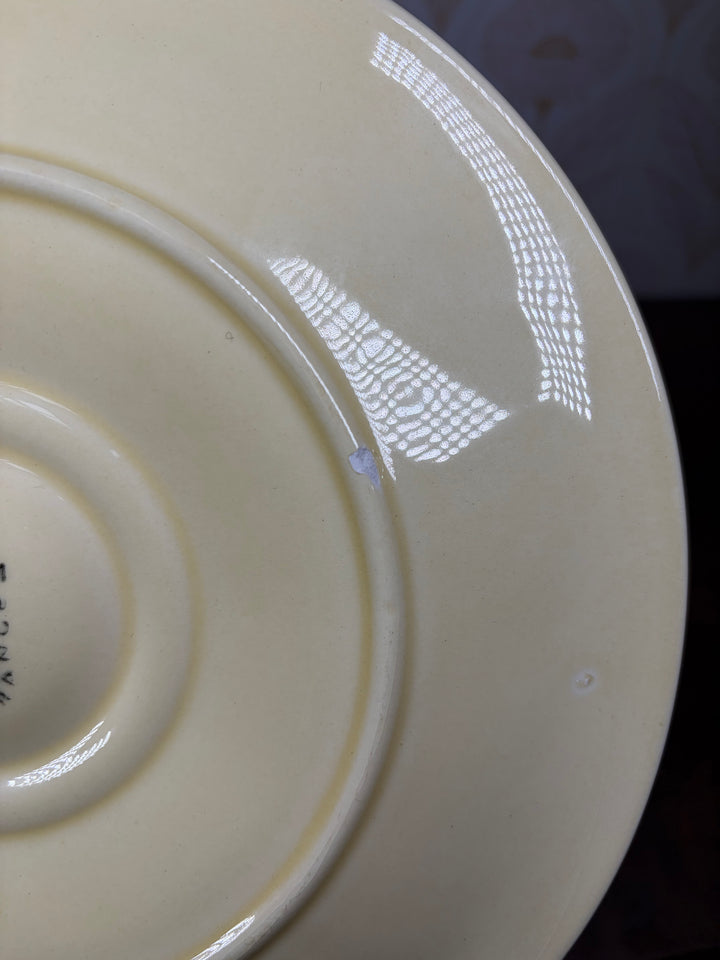 Yellow Oyster Plate