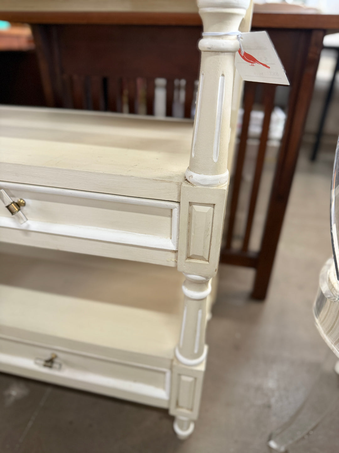 White Console Table