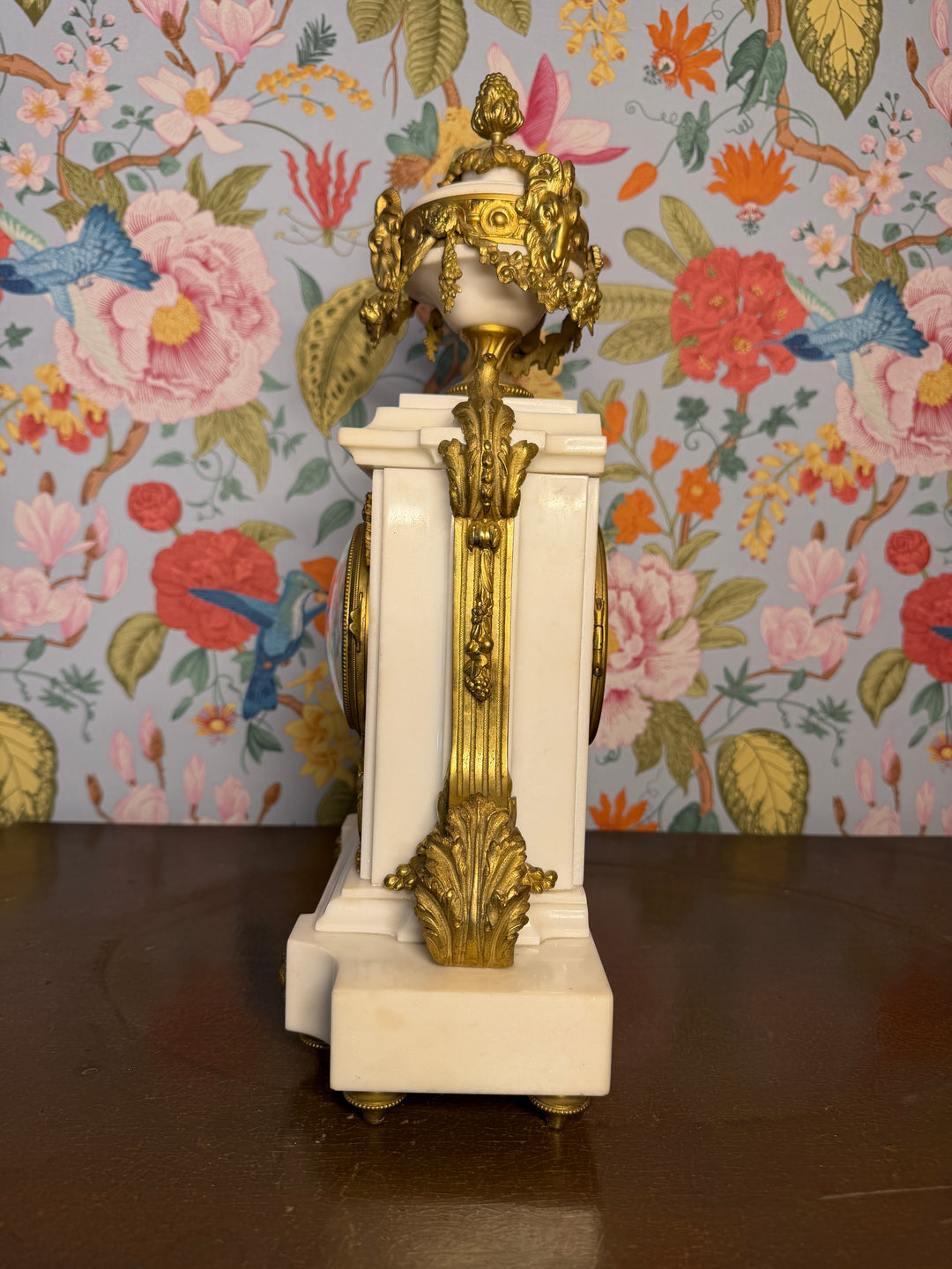 French Louis XVI Style Mantle Clock