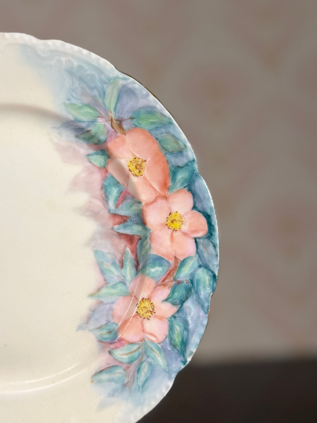 2 Limoges Saucers