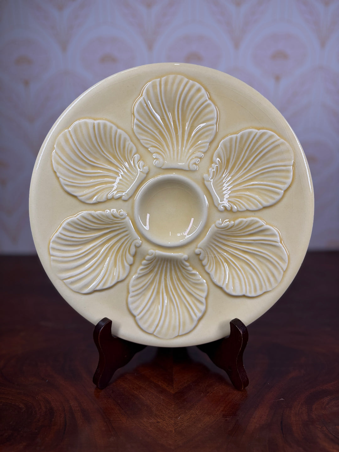 Yellow Oyster Plate