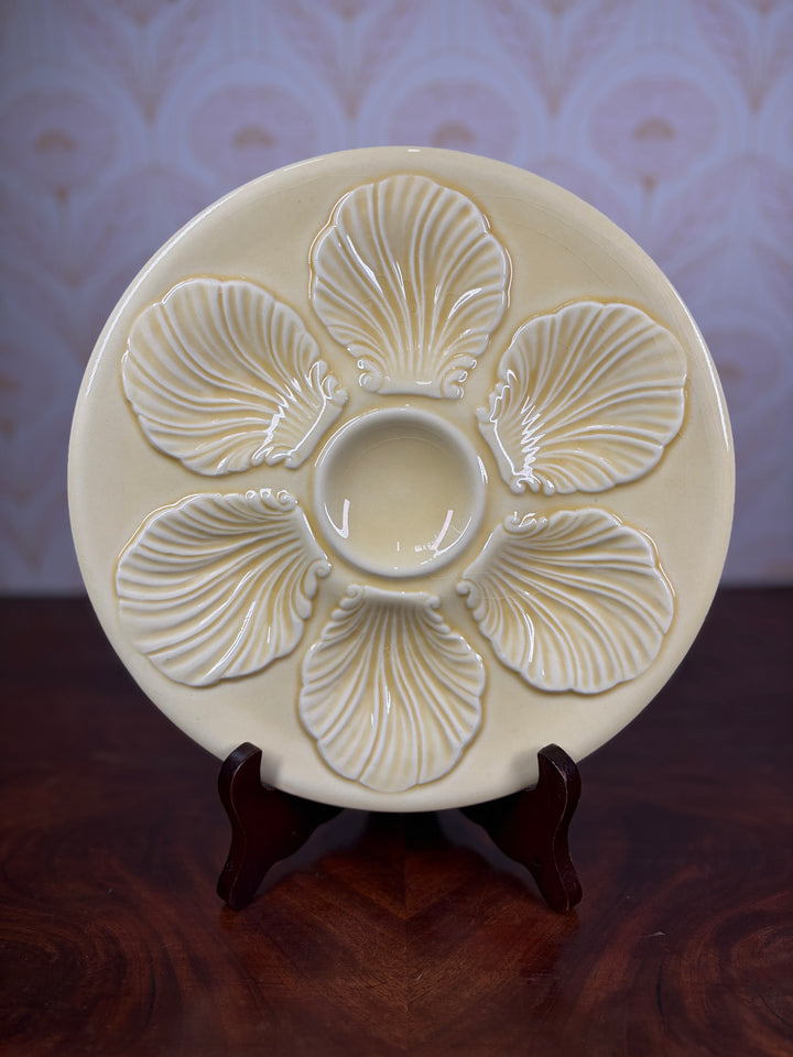 Yellow Oyster Plate