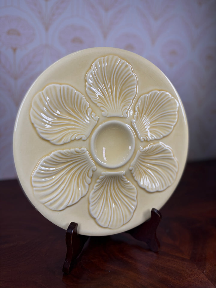 Yellow Oyster Plate