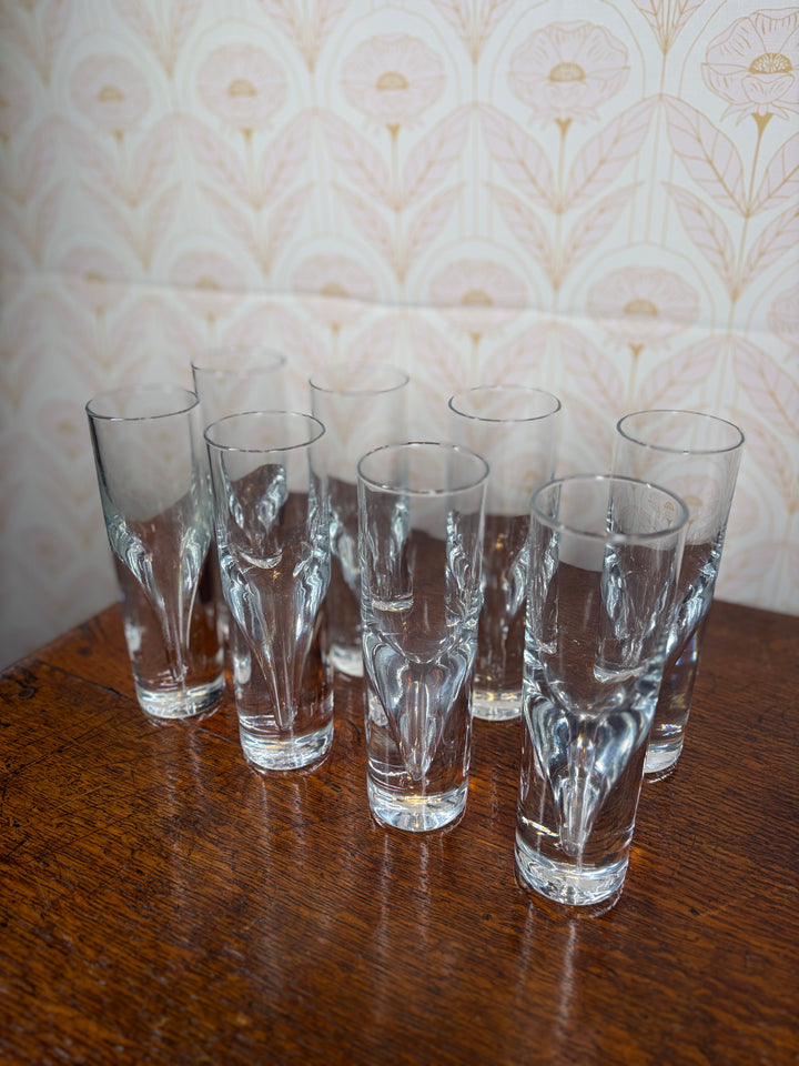 Set of 8 Unmarked Water Glasses