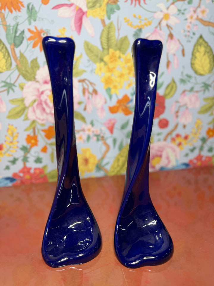 Vintage Elsa Peretti for Tiffany Blue Vases - 2 - Made in Italy