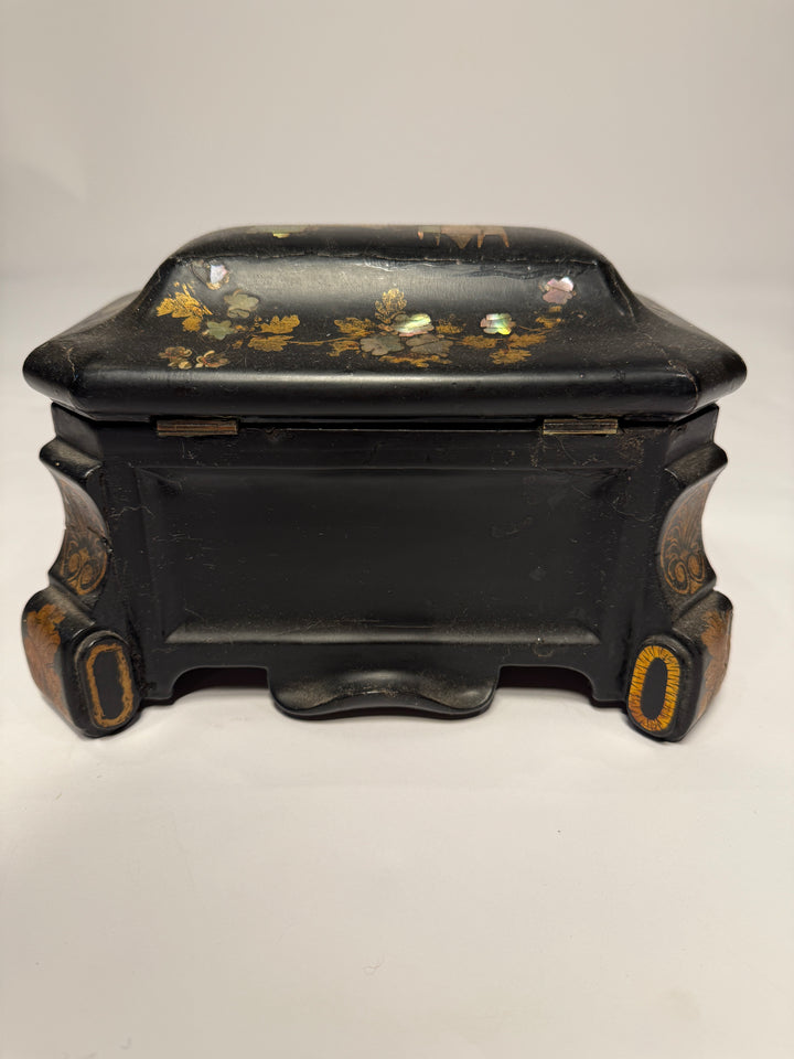 Mother of Pearl Inlaid Lacquer Box