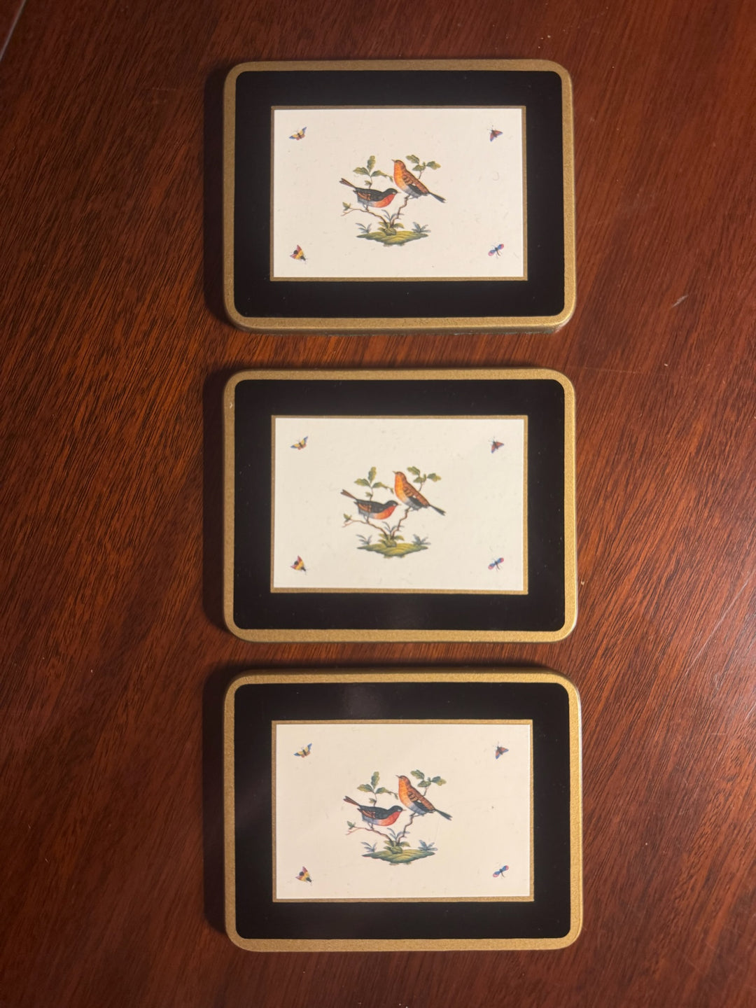 Herend Set of 3 Coasters