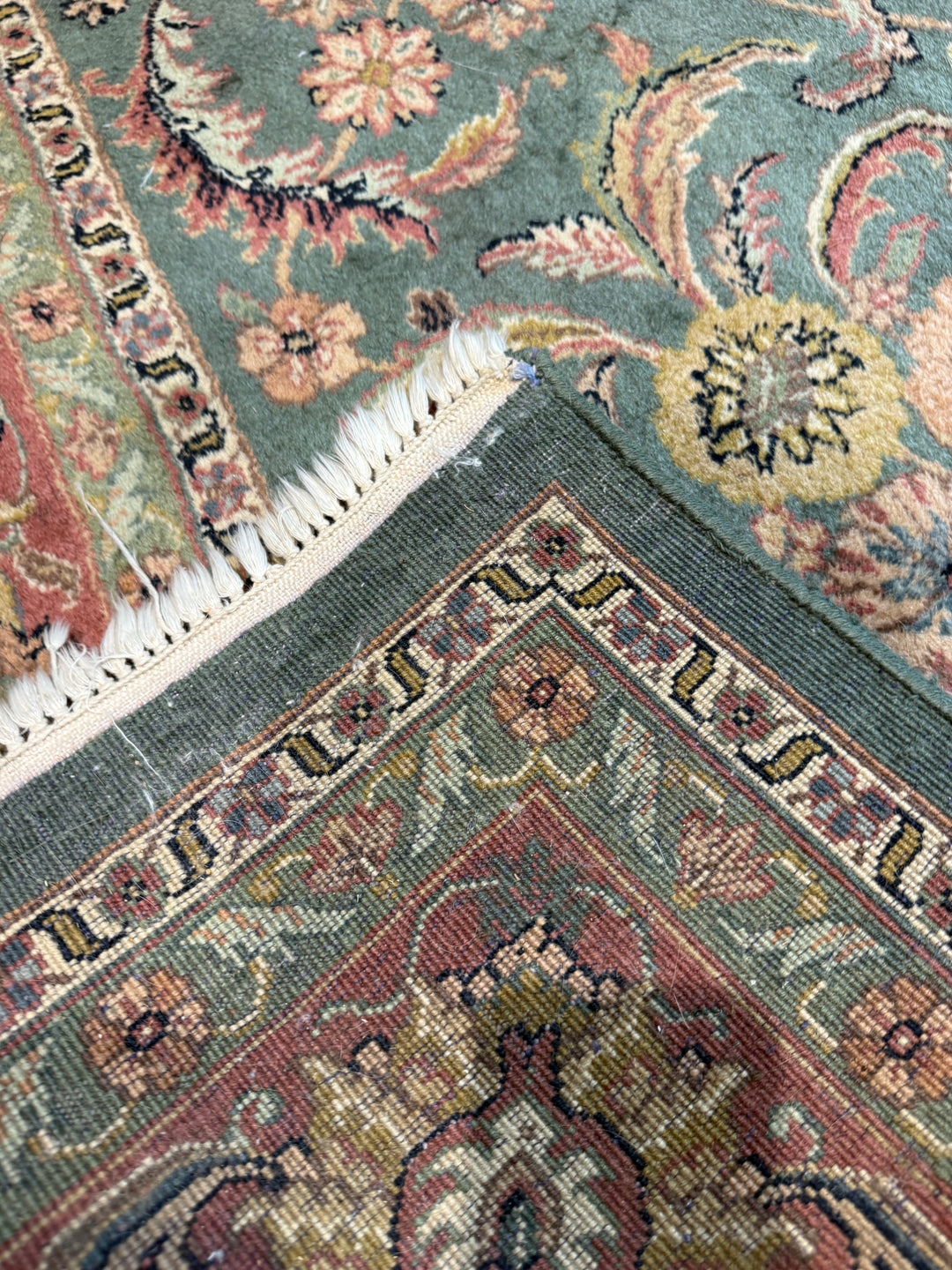 Fine Indo Kashir Rug (8x10 ft) (Online Only Item)