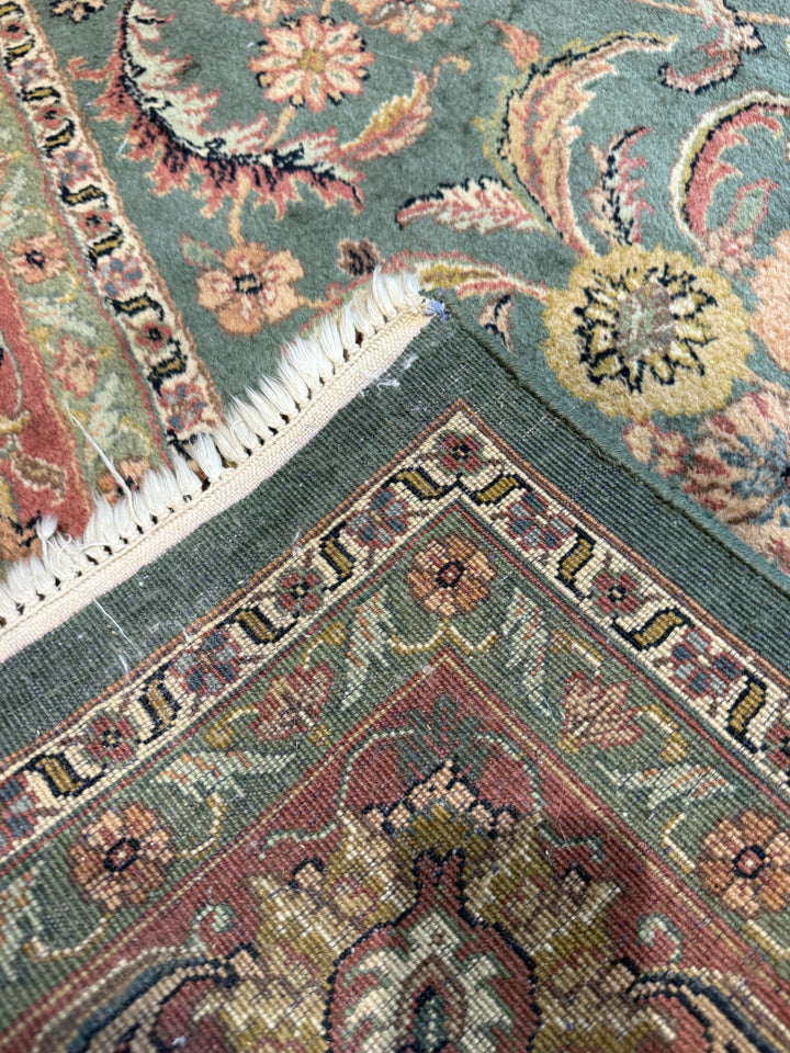 Fine Indo Kashir Rug (8x10 ft) (Online Only Item)