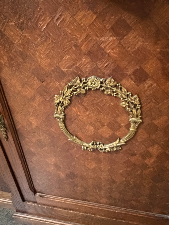 Antique Marble Top Buffet/Hutch