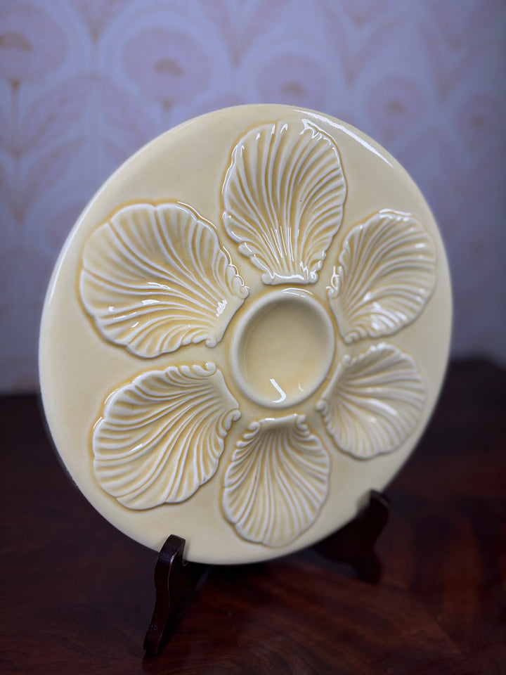 Yellow Oyster Plate