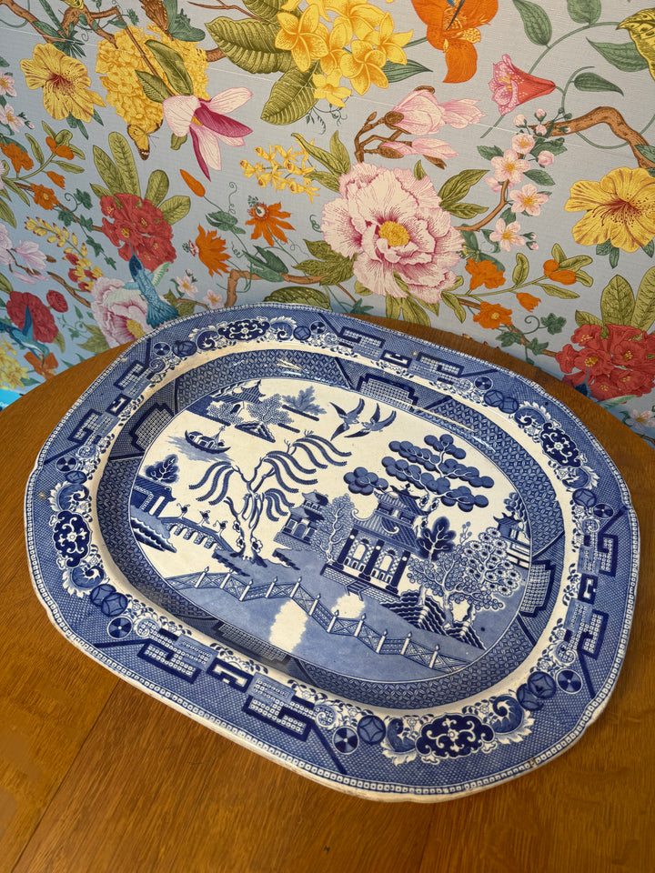 Blue and White Large Platter
