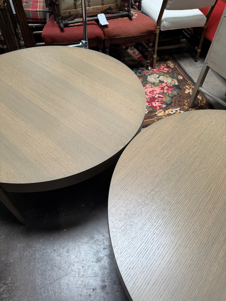Large Round Double Coffee Tables