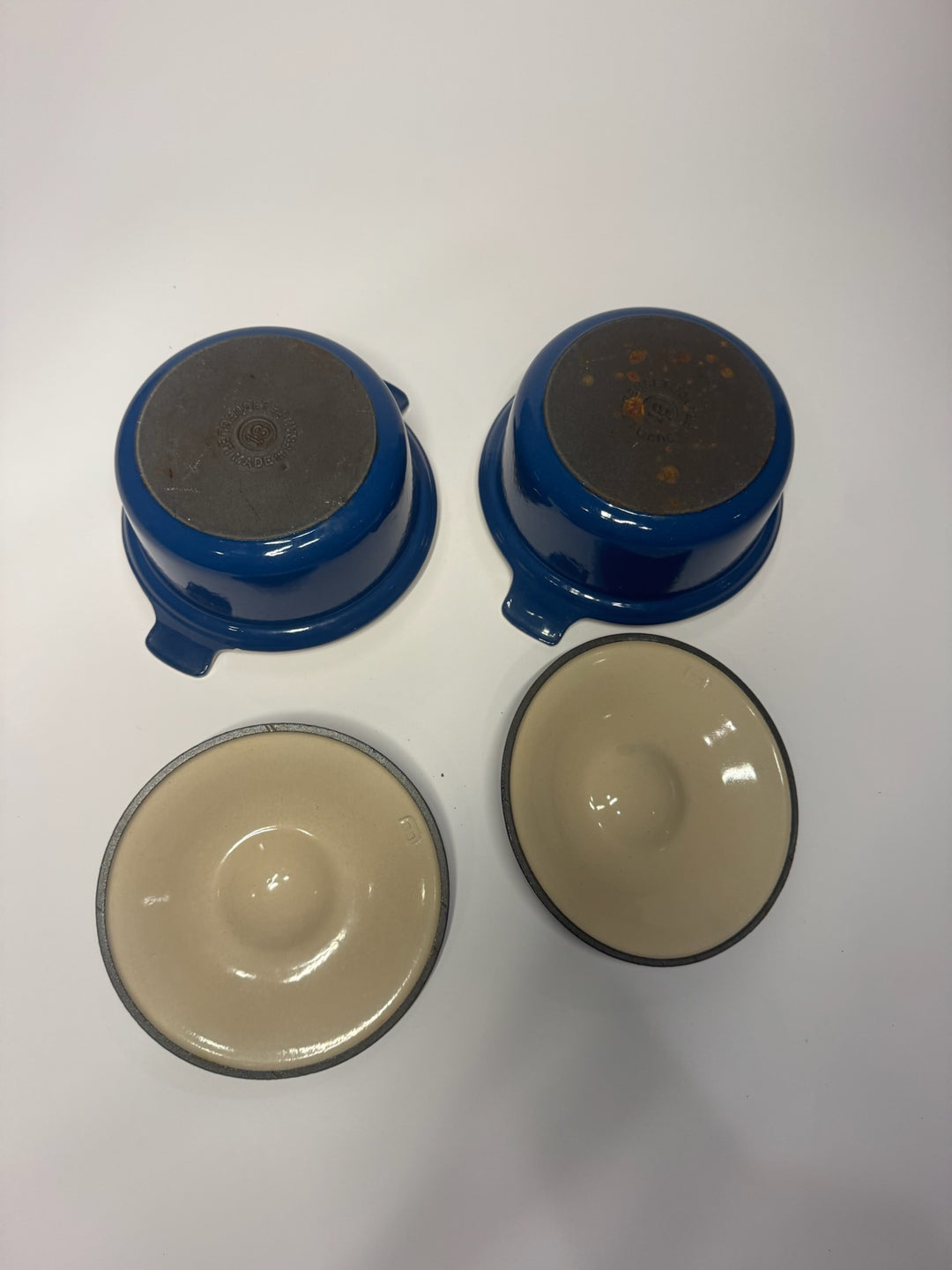 2 Le Creuset Mini Dutch Ovens