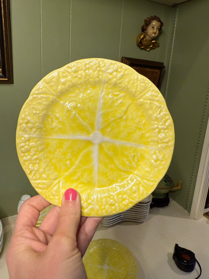 Secla Yellow Salad Plates (8)