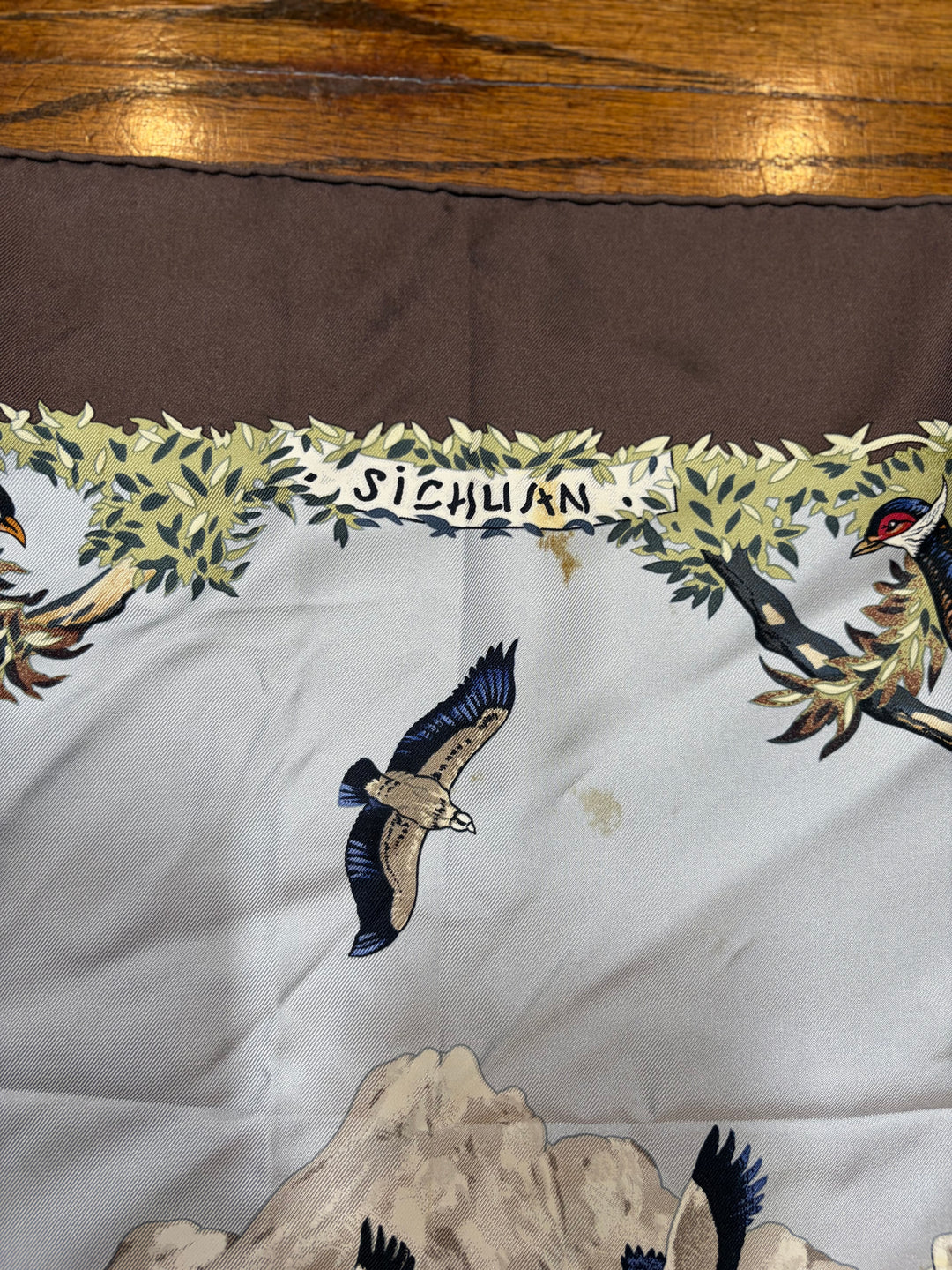 Vintage HERMÈS “Sichuan” Silk Scarf 90
