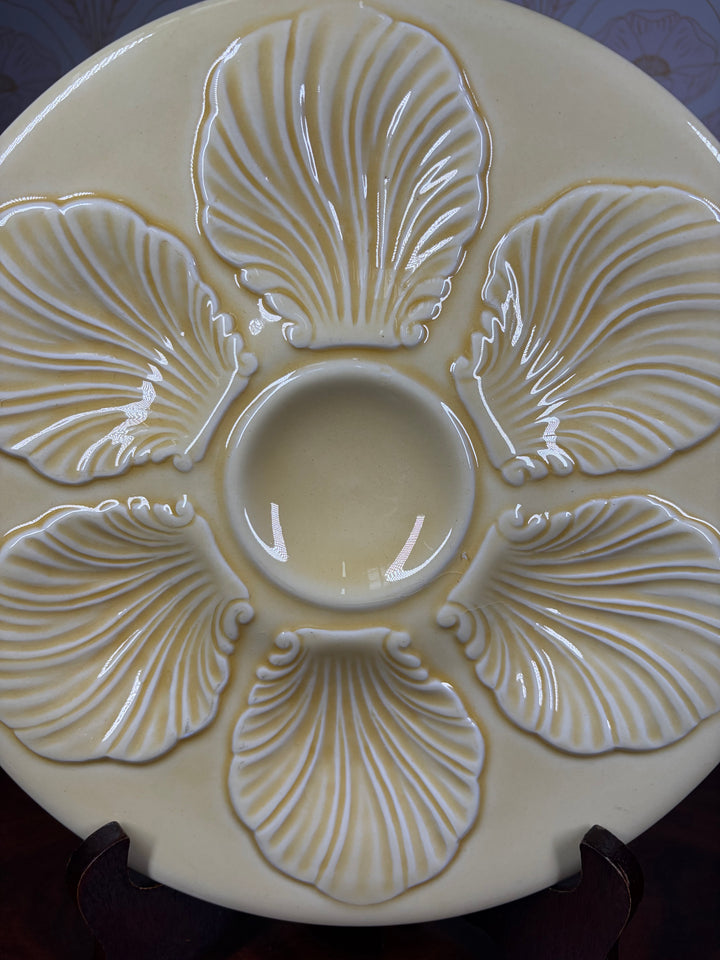 Yellow Oyster Plate