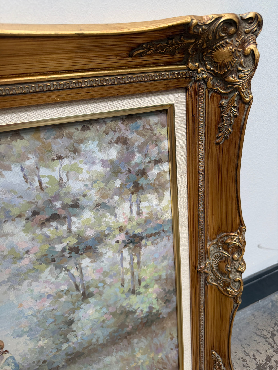 Light and Airy Garden Oil Painting
