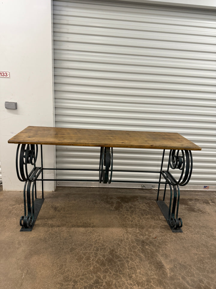Iron & Wood Console Table