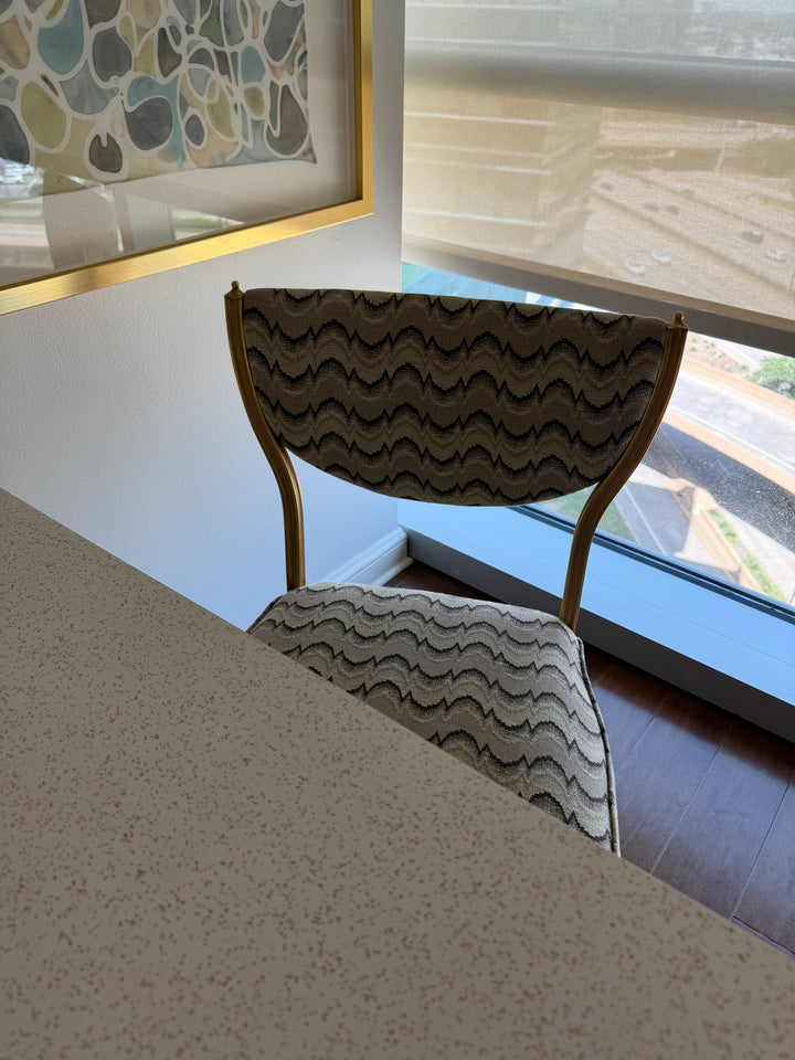 Mid-Century Card Table with Four Chairs