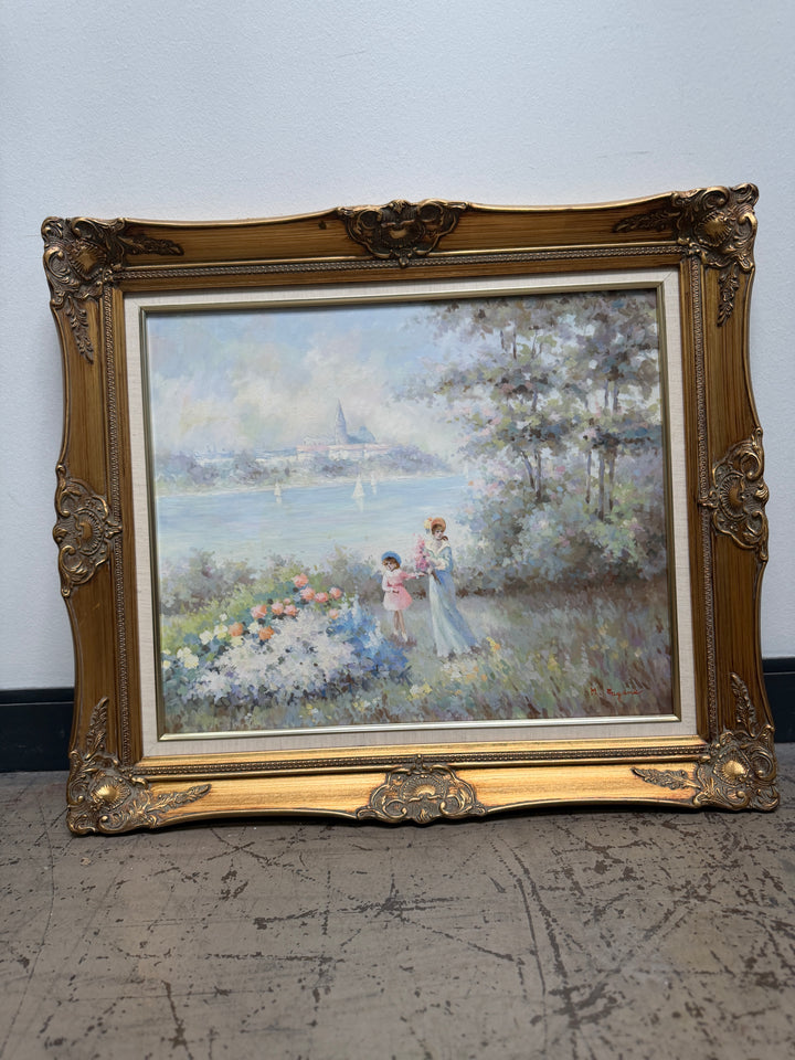 Light and Airy Garden Oil Painting