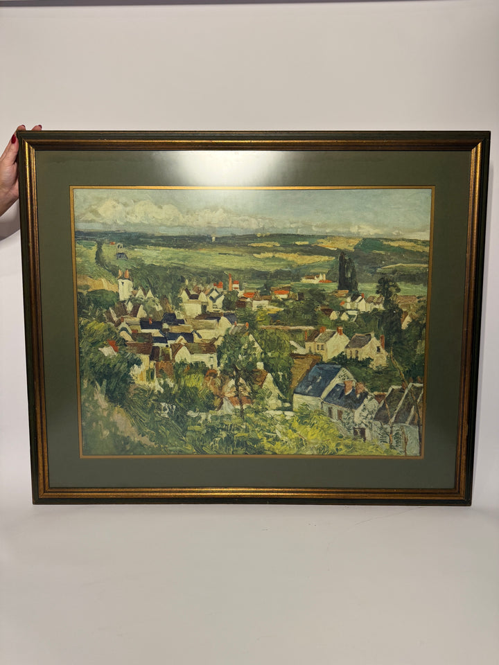 Paul Cezanne Village Panaroma Print