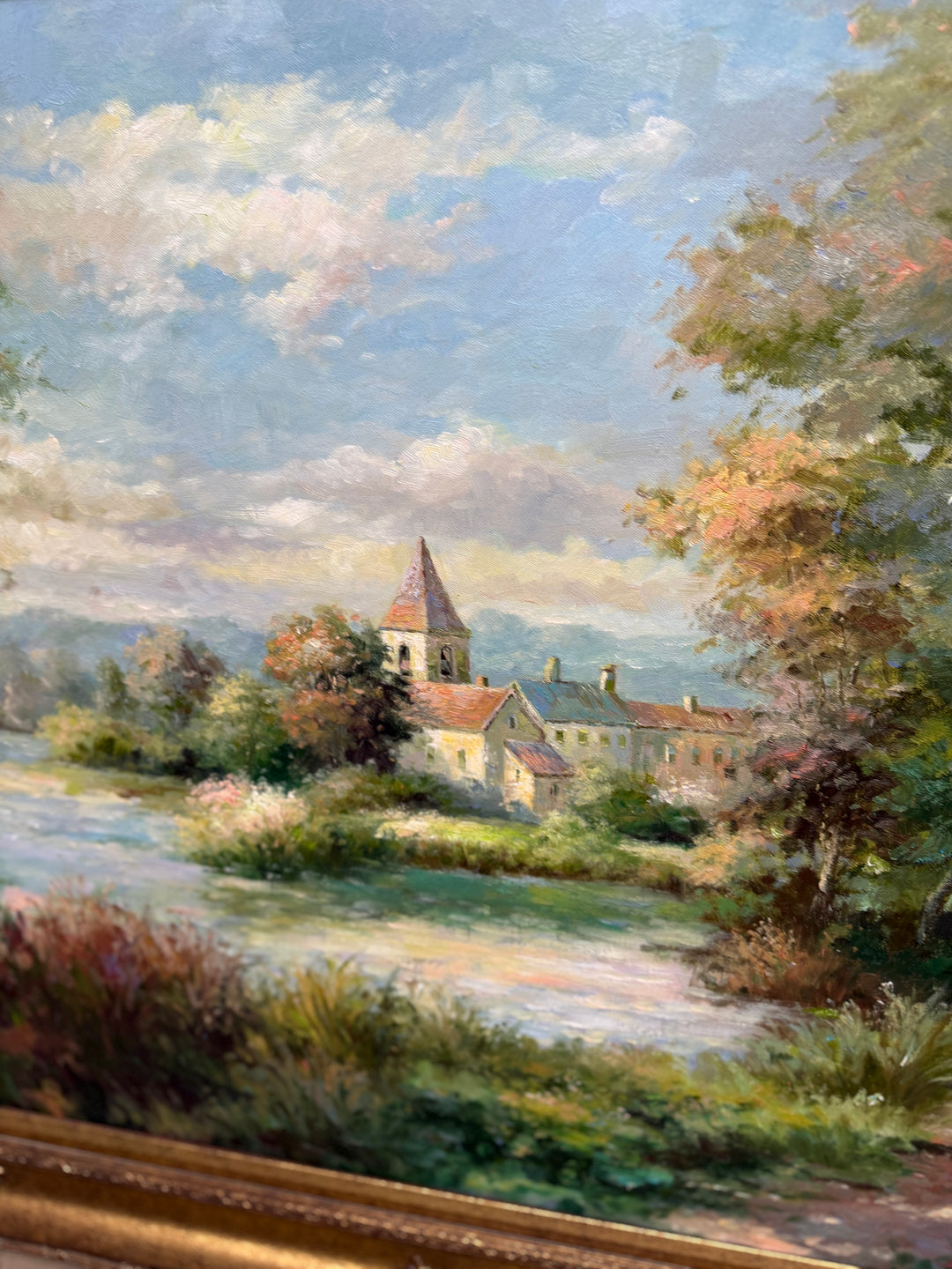 Farm House Original Oil Painting