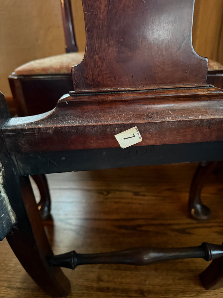 Circa 1720s - 1740s Set of Four George II Side Chairs