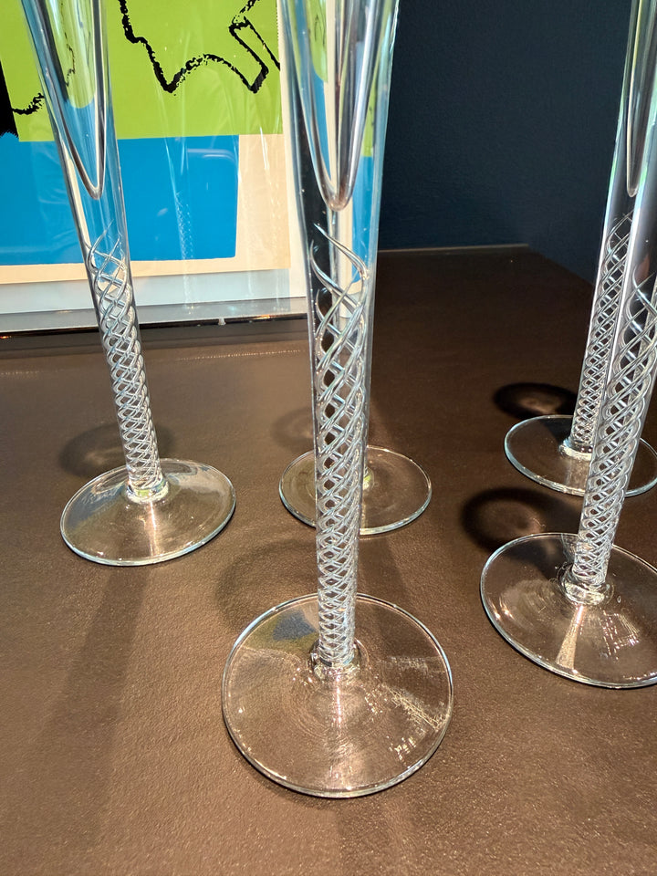 Set of 6 Unmarked Crystal Glasses (Set of 6)