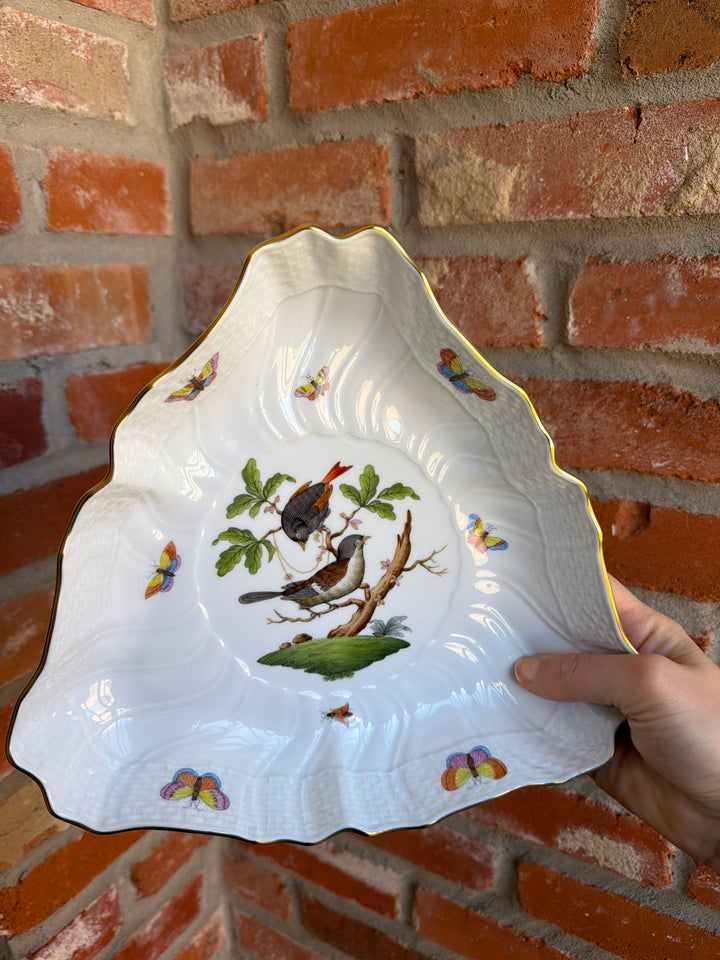 Herend Triangle Serving Dish