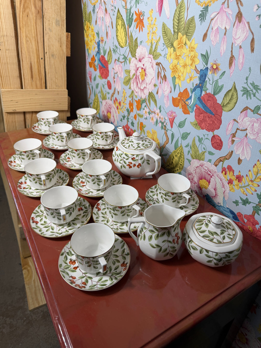 Vintage Tiffany & Co Arbor Tea Set (2000)