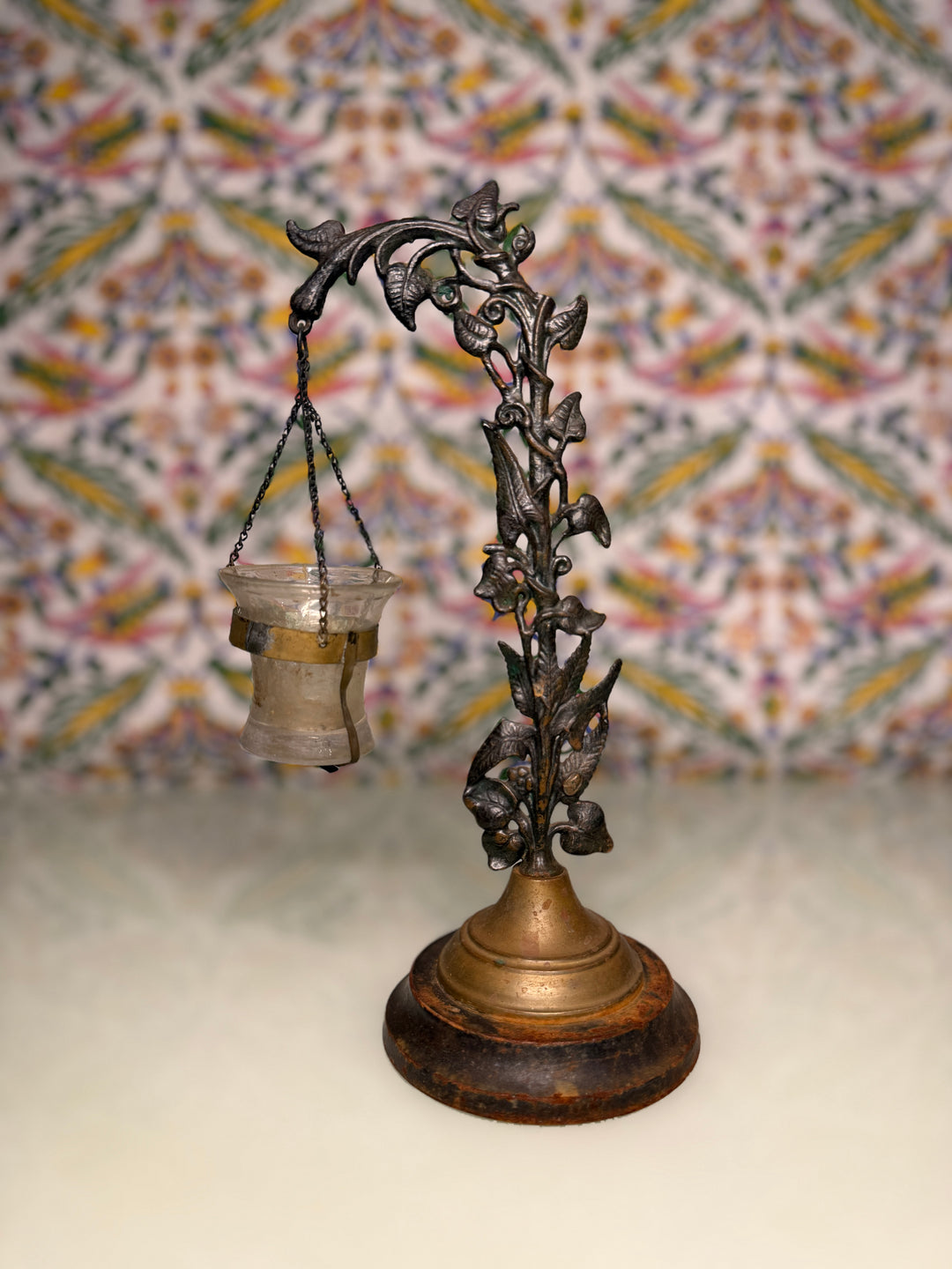 Hanging Votive with Candle Stand